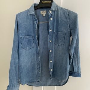 Denim long sleeve shirt